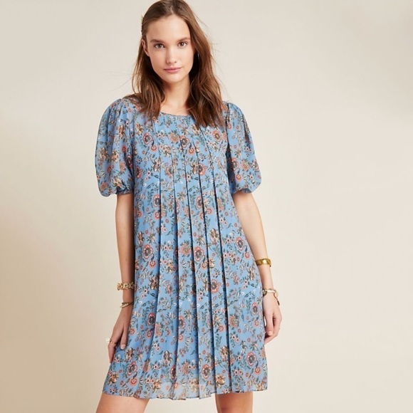 NWT Anthro Sachin + Babi Marina Pleat Swing Dress - Picture 1 of 6